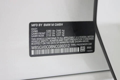 2022 BMW M8 Competition