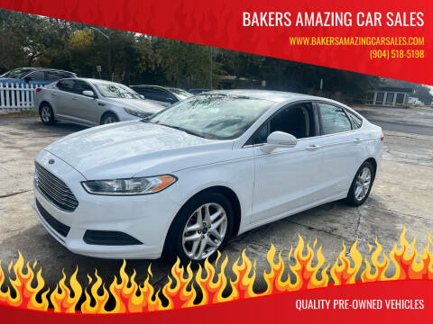 2016 Ford Fusion for sale at Bakers Amazing Car Sales in Jacksonville FL