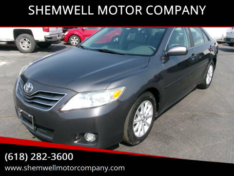 2011 Toyota Camry for sale at SHEMWELL MOTOR COMPANY in Red Bud IL