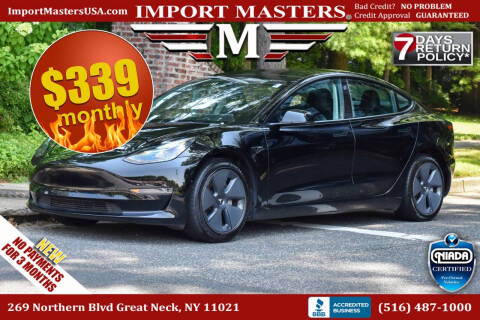 2022 Tesla Model 3 for sale at Import Masters in Great Neck NY