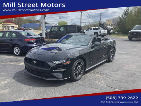 2019 Ford Mustang for sale at Mill Street Motors in Worcester MA