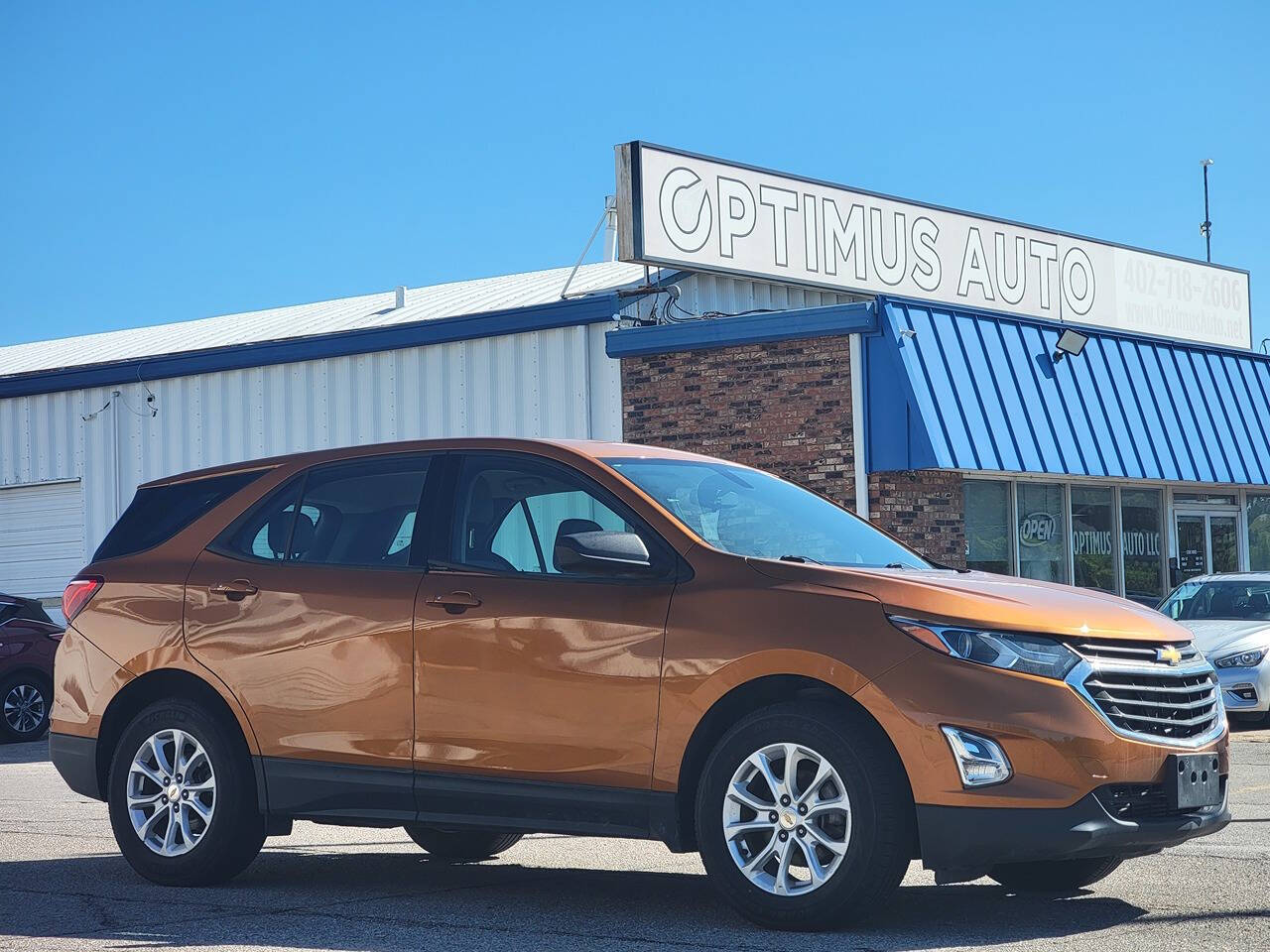 2018 Chevrolet Equinox for sale at Optimus Auto in Omaha, NE