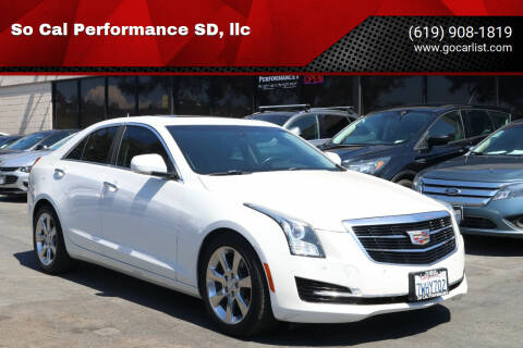 2016 Cadillac ATS for sale at So Cal Performance SD, llc in San Diego CA