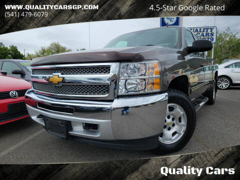 2013 Chevrolet Silverado 1500 for sale at Quality Cars in Grants Pass OR