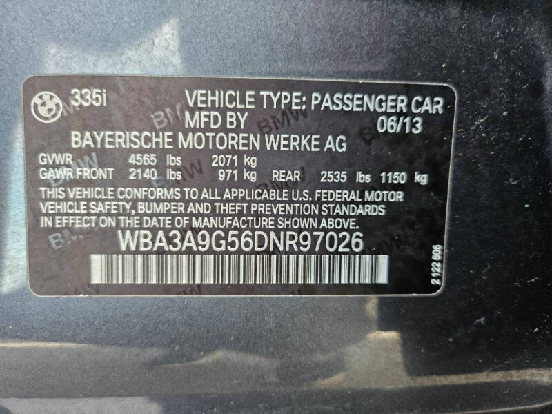 2013 BMW 3 Series 335i