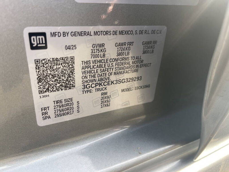 2025 Chevrolet Silverado 1500