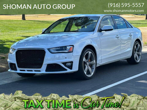 2013 Audi A4 for sale at SHOMAN AUTO GROUP in Davis CA