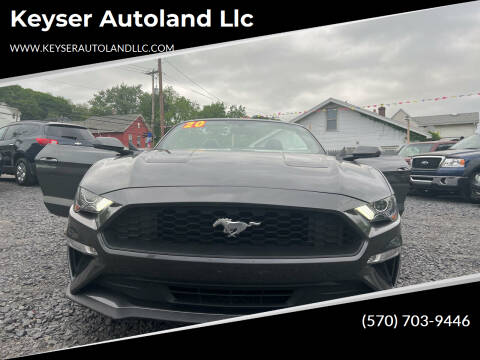 2020 Ford Mustang for sale at Keyser Autoland llc in Scranton PA