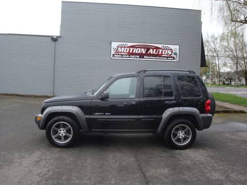 2003 Jeep Liberty for sale at Motion Autos in Longview WA