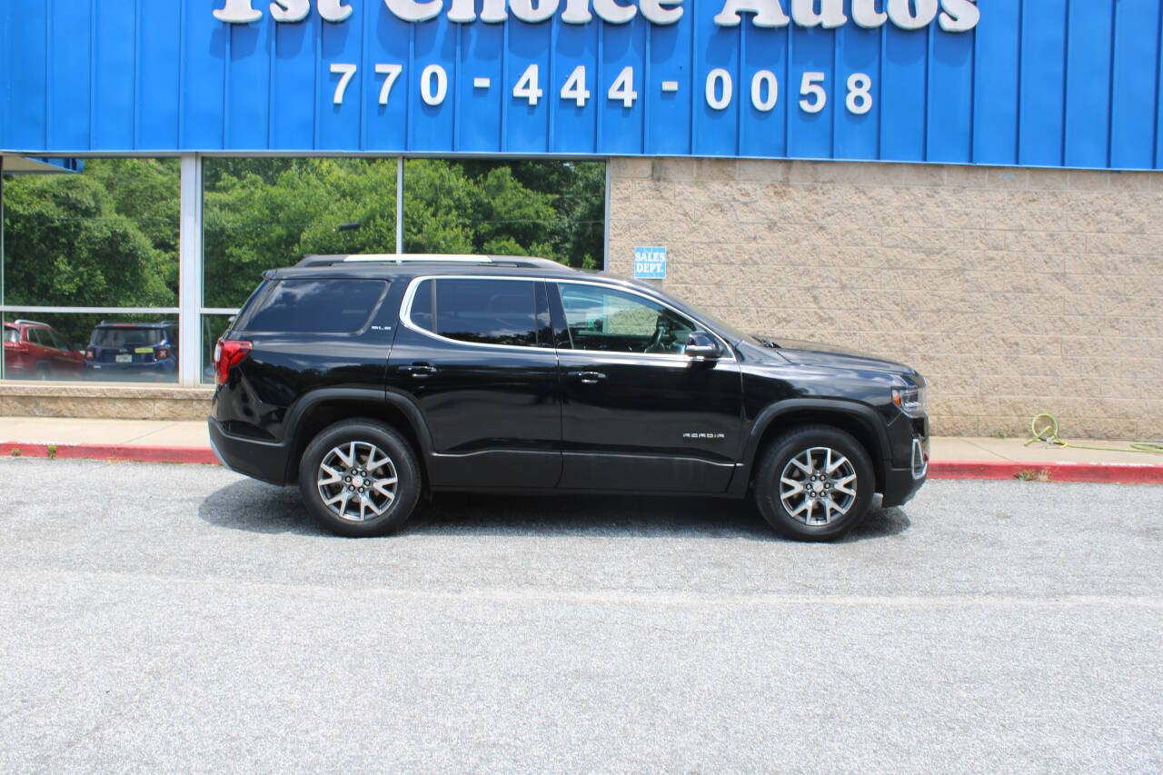 Silver 2023 GMC Acadia SLE SLE 4dr SUV 21