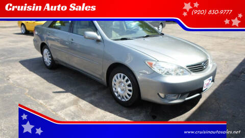2005 Toyota Camry for sale at Cruisin Auto Sales in Appleton WI