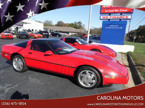 1989 Chevrolet Corvette for sale at Carolina Motors in Thomasville NC