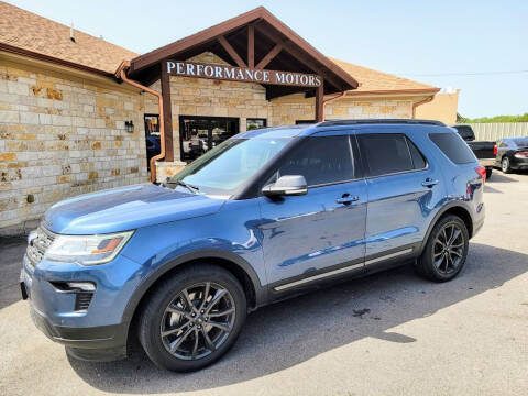 2019 Ford Explorer for sale at Performance Motors Killeen Second Chance in Killeen TX