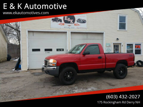 2007 GMC Sierra 1500 Classic for sale at E & K Automotive in Derry NH