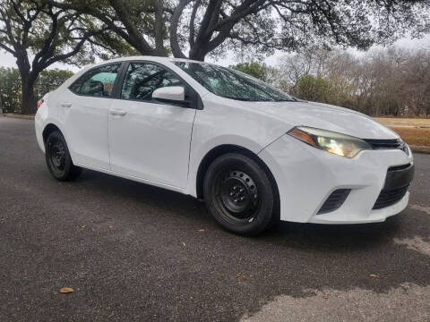 2015 Toyota Corolla for sale at Crypto Autos of Tx in San Antonio TX