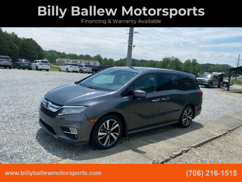 2018 Honda Odyssey for sale at Billy Ballew Motorsports in Dawsonville GA