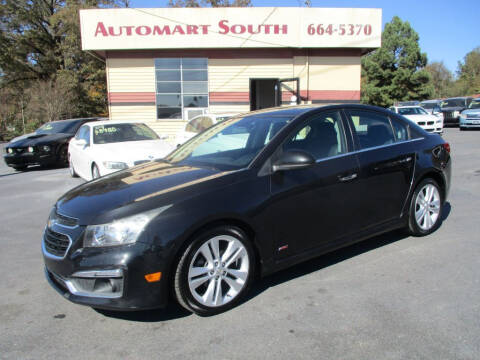 2015 Chevrolet Cruze for sale at Automart South in Alabaster AL