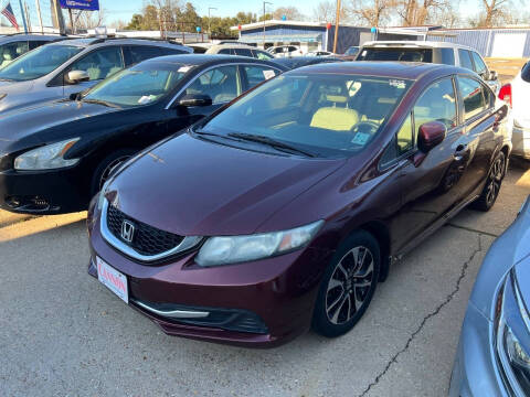 2015 Honda Civic for sale at Hicks Auto Sales in West Monroe LA