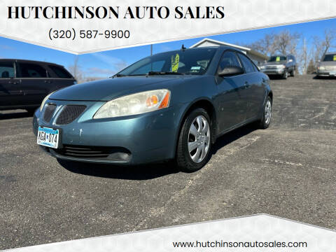 2009 Pontiac G6 for sale at Hutchinson Auto Sales in Hutchinson MN