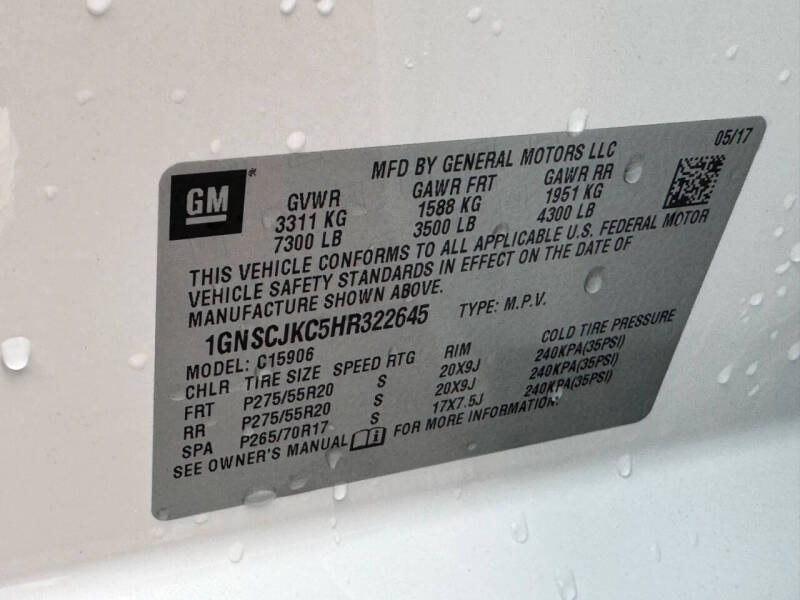 2017 Chevrolet Suburban Premier