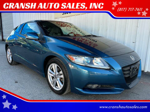 2011 Honda CR-Z for sale at CRANSH AUTO SALES, INC in Arlington TX