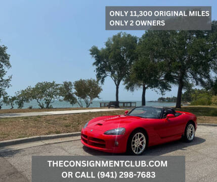 2004 Dodge Viper for sale at The Consignment Club in Sarasota FL