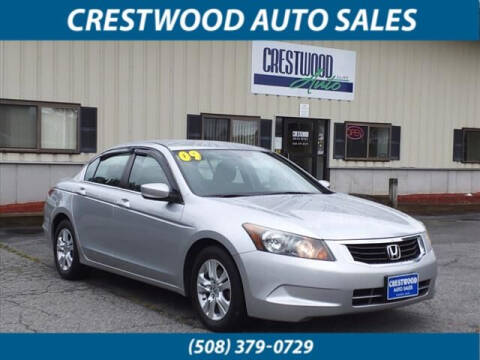 2009 Honda Accord for sale at Crestwood Auto Sales in Swansea MA