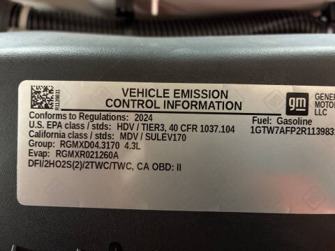 2024 GMC Savana 2500