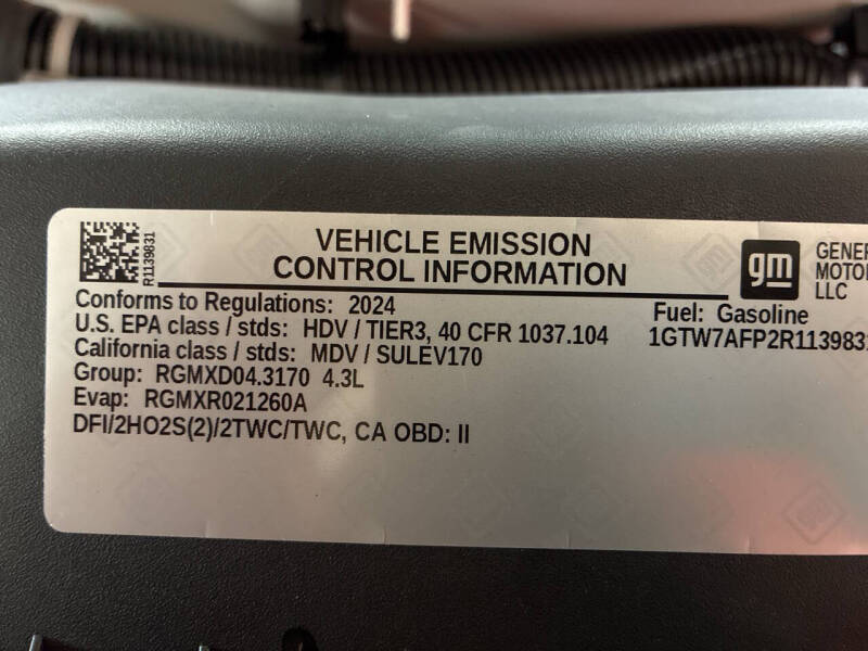 2024 GMC Savana 2500