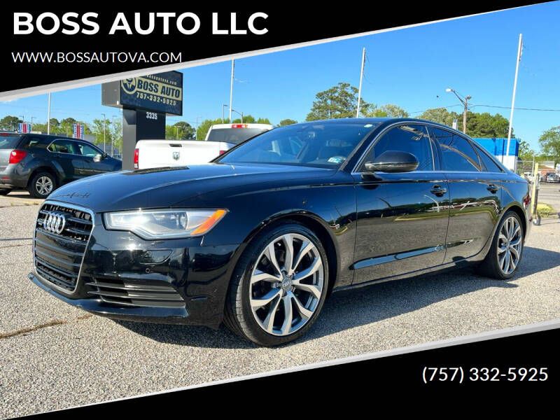 2014 Audi A6 for sale at BOSS AUTO LLC in Norfolk VA