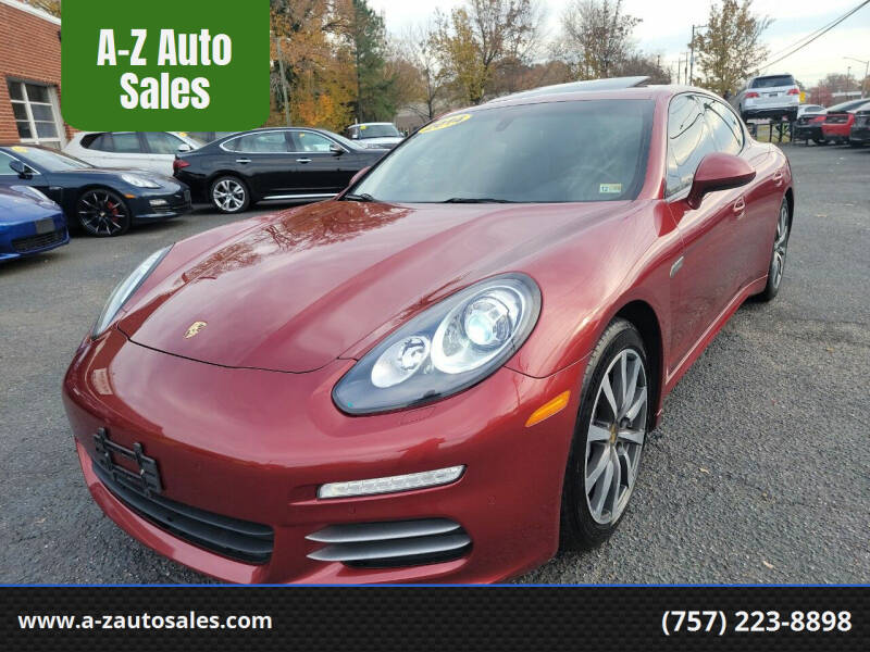 2014 Porsche Panamera for sale at A-Z Auto Sales in Newport News VA