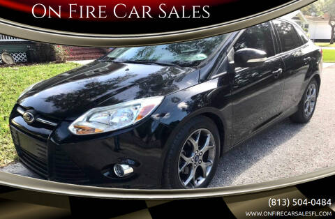 2013 Ford Focus for sale at On Fire Car Sales in Tampa FL