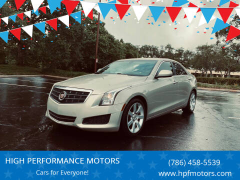 2014 Cadillac ATS for sale at HIGH PERFORMANCE MOTORS in Hollywood FL