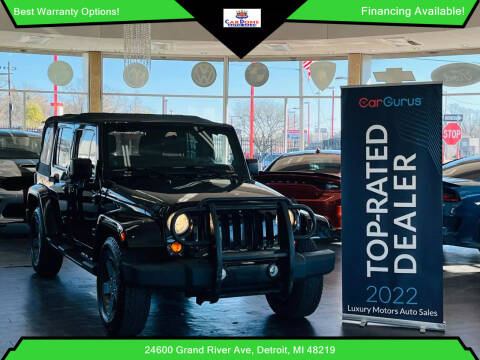 2015 Jeep Wrangler Unlimited for sale at CarDome in Detroit MI