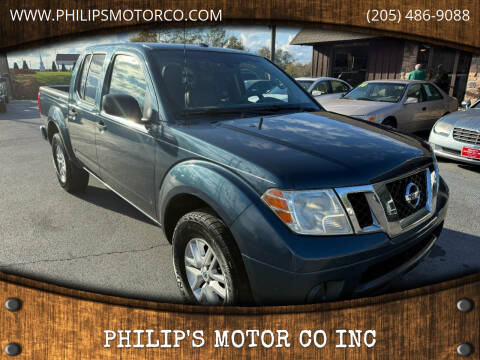 2014 Nissan Frontier for sale at PHILIP'S MOTOR CO INC in Haleyville AL