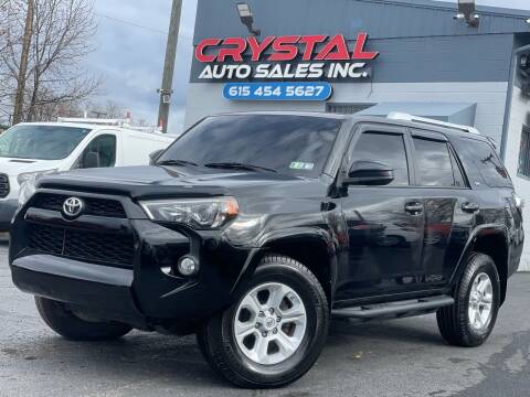 2014 Toyota 4Runner for sale at Crystal Auto Sales Inc in Nashville TN