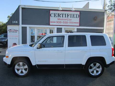 2014 Jeep Patriot for sale at CERTIFIED MOTORCAR LLC in Roselle Park NJ