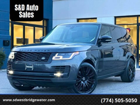 2019 Land Rover Range Rover for sale at S&D Auto Sales in West Bridgewater MA