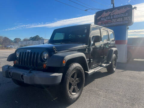 2013 Jeep Wrangler Unlimited for sale at Auto Outlet Sales and Rentals in Norfolk VA
