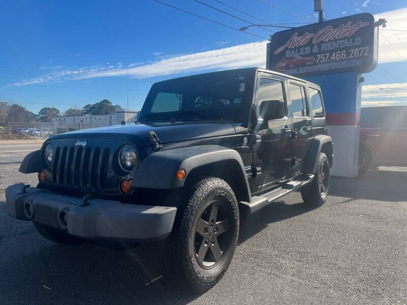 2013 Jeep Wrangler Unlimited for sale at Auto Outlet Sales and Rentals in Norfolk VA