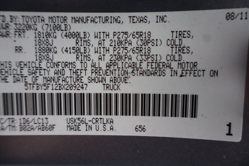 2011 Toyota Tundra Limited