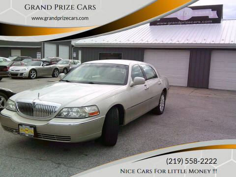 2004 Lincoln Town Car for sale at Grand Prize Cars in Cedar Lake IN