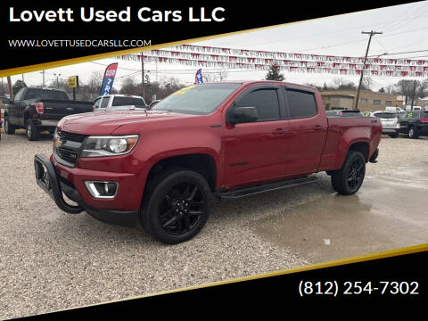 2016 Chevrolet Colorado for sale at Lovett Used Cars LLC in Washington IN