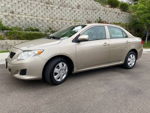 2009 Toyota Corolla for sale at CALIFORNIA AUTO GROUP in San Diego CA