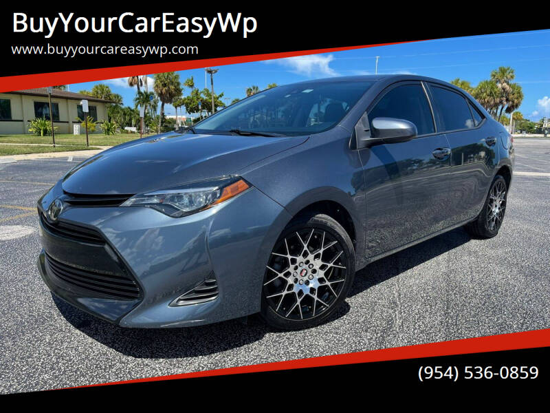 2019 Toyota Corolla for sale at BuyYourCarEasyWp in West Park FL