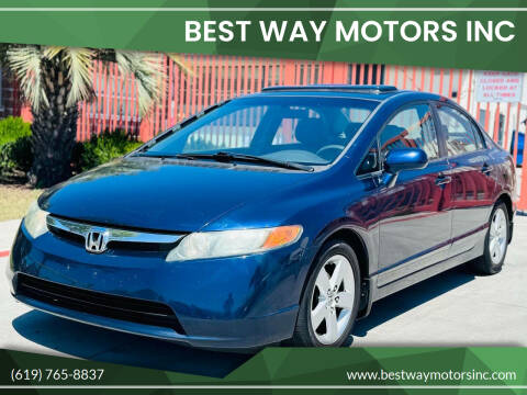 2008 Honda Civic for sale at BEST WAY MOTORS INC in San Diego CA