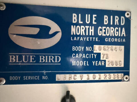 2005 Blue Bird Vision