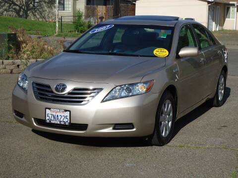 2007 Toyota Camry Hybrid for sale at Moon Auto Sales in Sacramento CA
