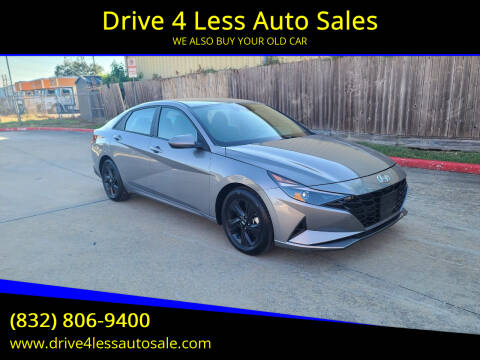 2021 Hyundai Elantra for sale at Drive 4 Less Auto Sales in Houston TX