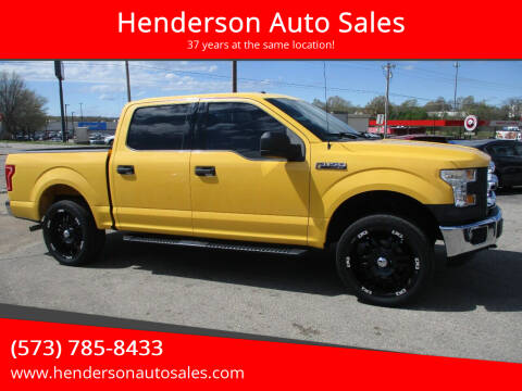 2015 Ford F-150 for sale at Henderson Auto Sales in Poplar Bluff MO